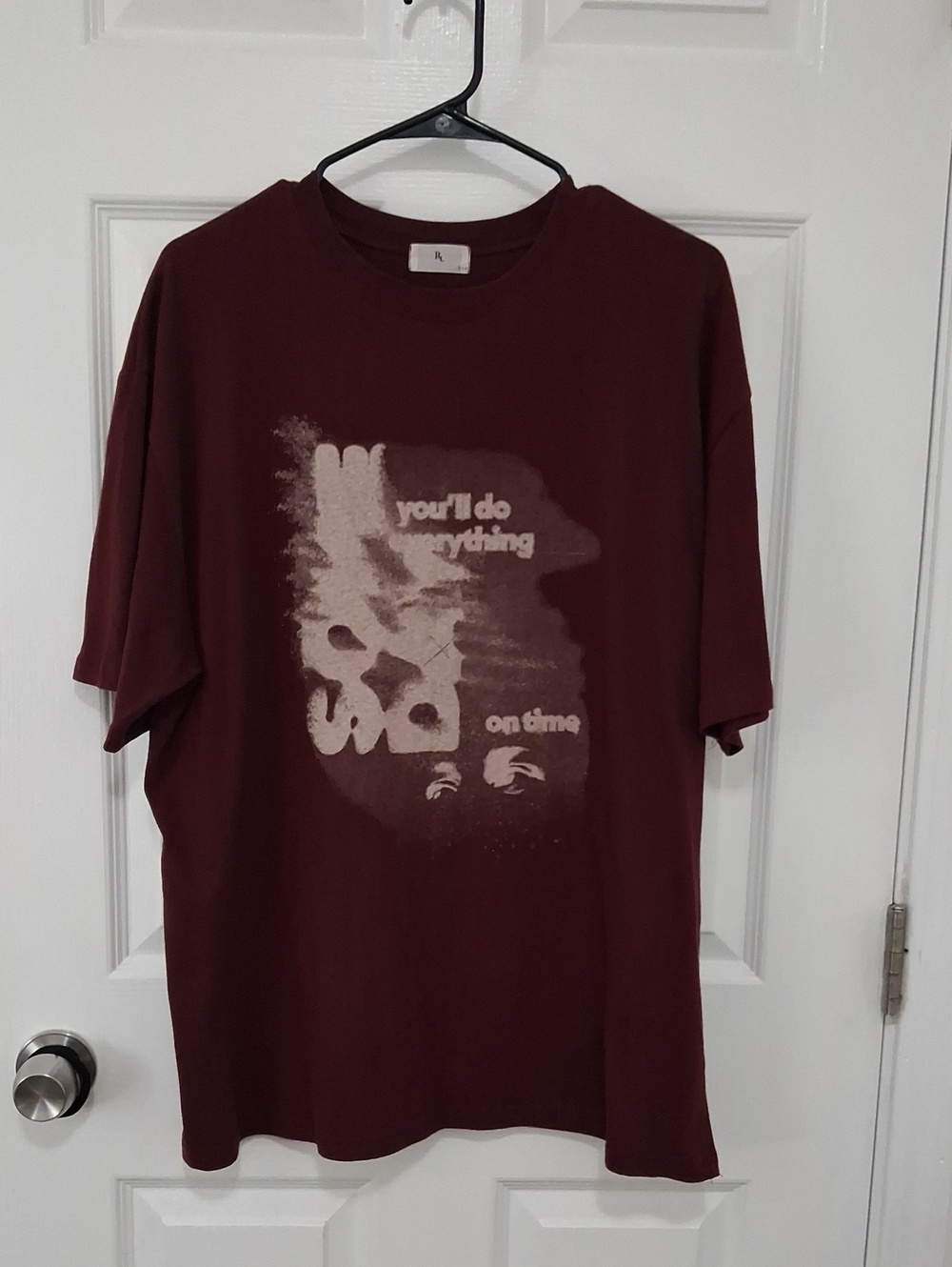 Men's Maroon Graphic Tee
